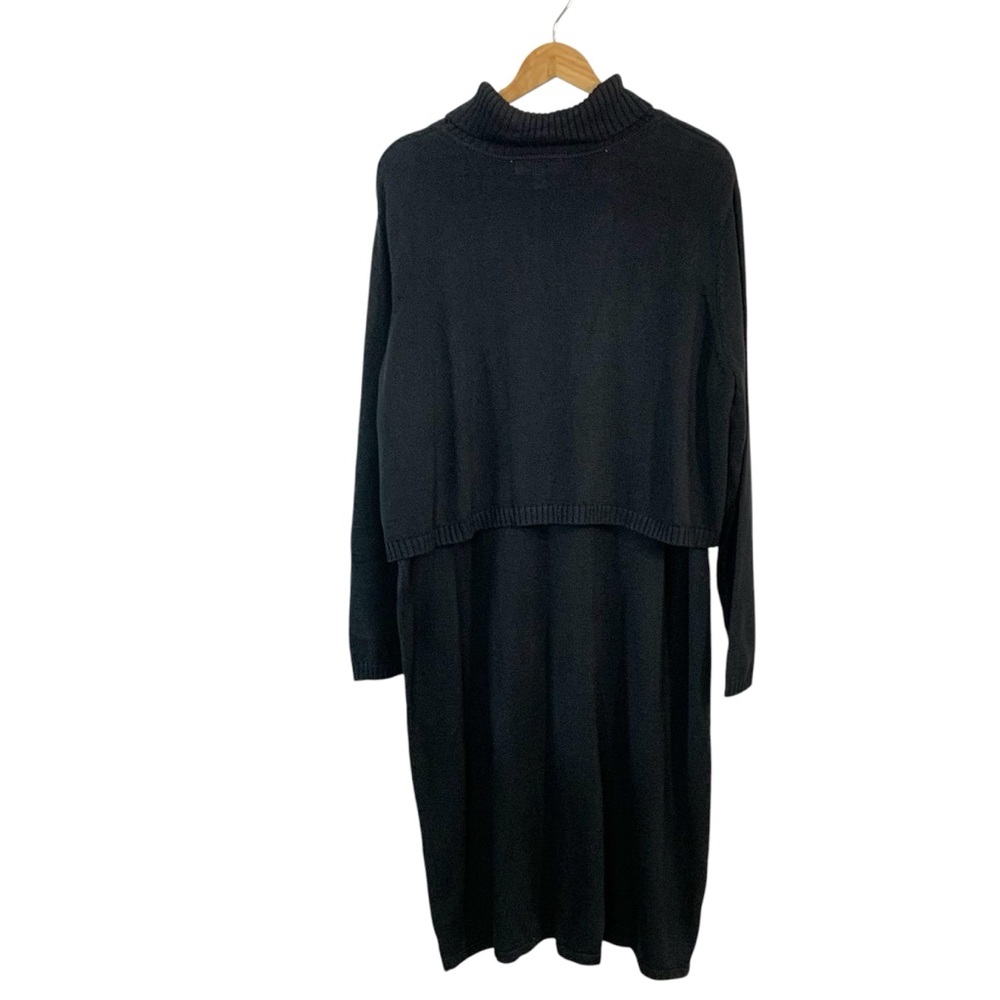 WOMAN WITHIN 2pc Cable Knit Sweater Maxi Dress Sz 26/28